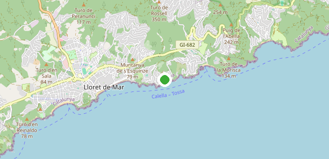 Location on the map