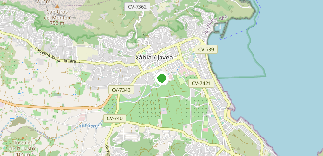 Location on the map