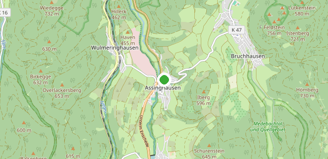 Location on the map