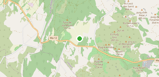 Location on the map