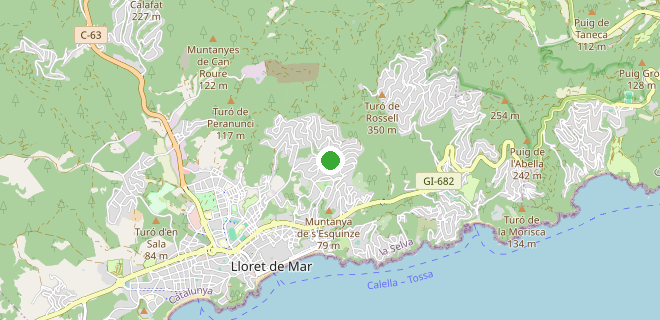Location on the map