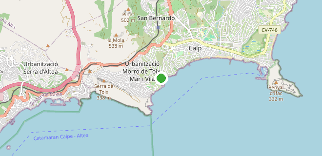 Location on the map