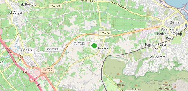Location on the map