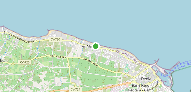 Location on the map